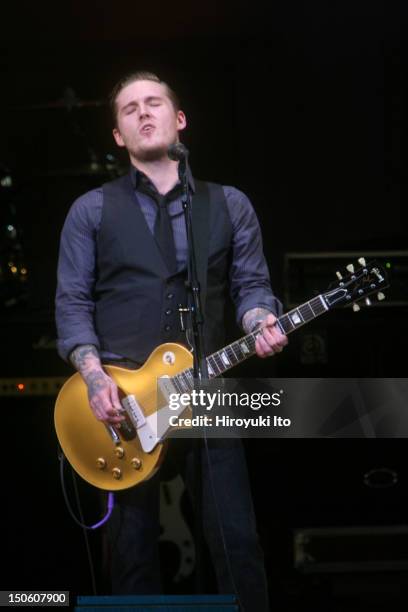 "The Music of the Who" at Carnegie Hall on Tuesday night, March 2, 2010.This image:Brian Fallon of the Gaslight Anthem performing "Baba O'Riley"