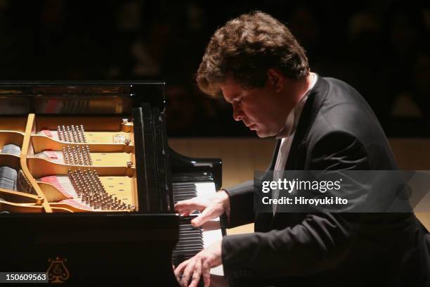 Denis Matsuev performing the music of Tchaikovsky, Rachmaninoff and Mussorgsky at Carnegie Hall on Sunday night, February 21, 2010.