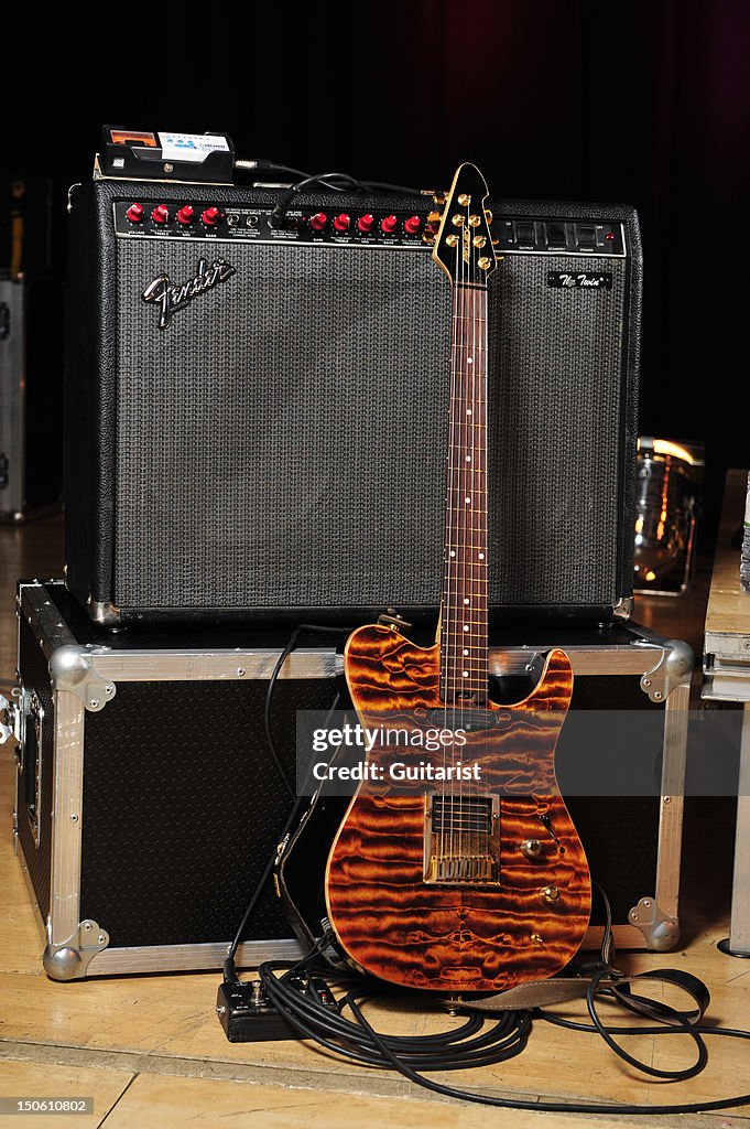 Steve Cropper Instruments Steve Cropper Signature Peavey Cropper Classic guitar and a Fender ...