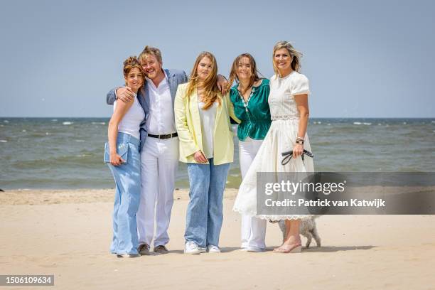 Princess Alexia of The Netherlands, King Willem-Alexander of The Netherlands, Princess Amalia of The Netherlands, Queen Maxima of The Netherlands and...