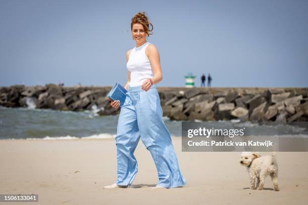 Princess Alexia of The Netherlands attends the Dutch Royal Family Summer Photocall at Zuiderstrand on June 30, 2023 in The Hague, Netherlands.