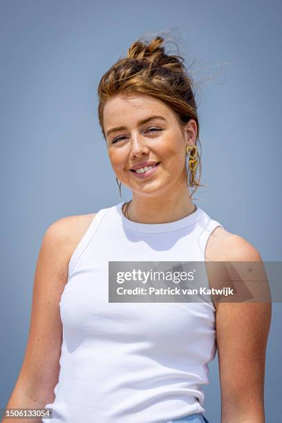 Princess Alexia of The Netherlands attends the Dutch Royal Family Summer Photocall at Zuiderstrand on June 30, 2023 in The Hague, Netherlands.