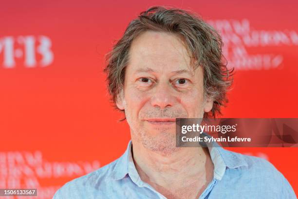 Mathieu Amalric attends the 1st "Nouvelles vagues" International Biarritz Film Festival - Day Three on June 30, 2023 in Biarritz, France.