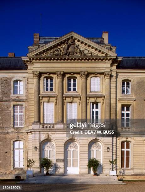 Facade of Chateau de Sable, Sable-sur-Sarthe, Pays de la Loire. Detail. France, 18th century.