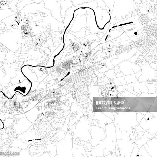 hershey, pennsylvania, usa vector map - derry township 幅插畫檔、美工圖案、卡通及圖標