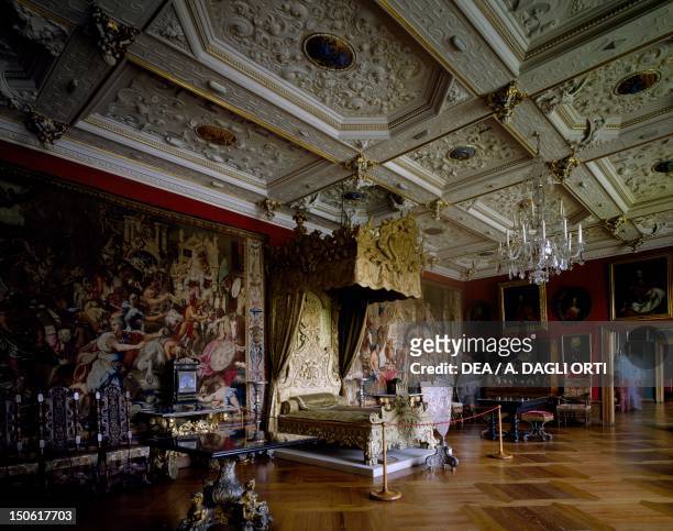 Winter room built during King Christian IV's reign, Frederiksborg Castle, Hillerod, by the Steenwinkel father and son architects. Denmark, 17th...