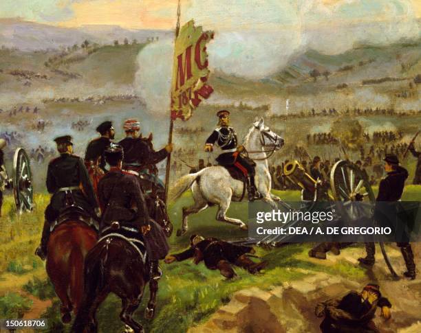 Battle of Pleven, 1877. Detail. Russo-Turkish War, Bulgaria, 19th century.