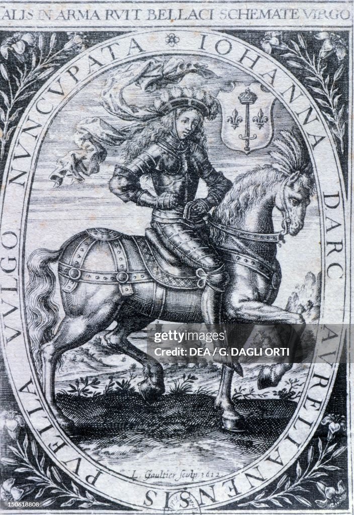 Joan of Arc on horseback