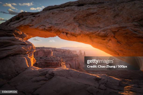 view of rock formations,utah,united states,usa - utah stock pictures, royalty-free photos & images