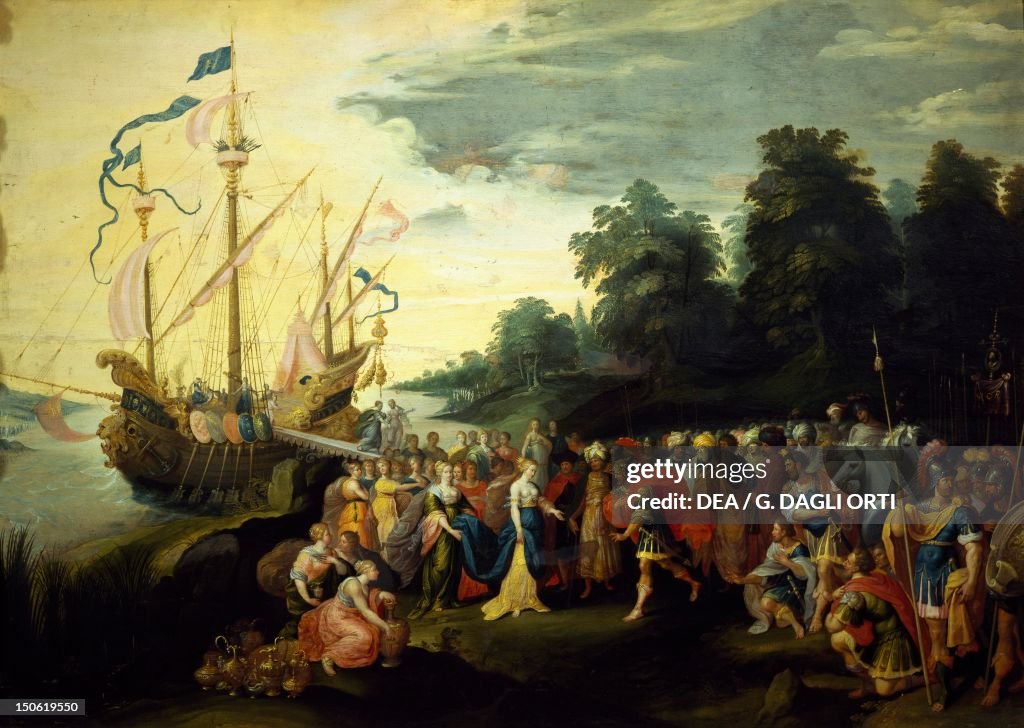 Cleopatra landing at Tarsus