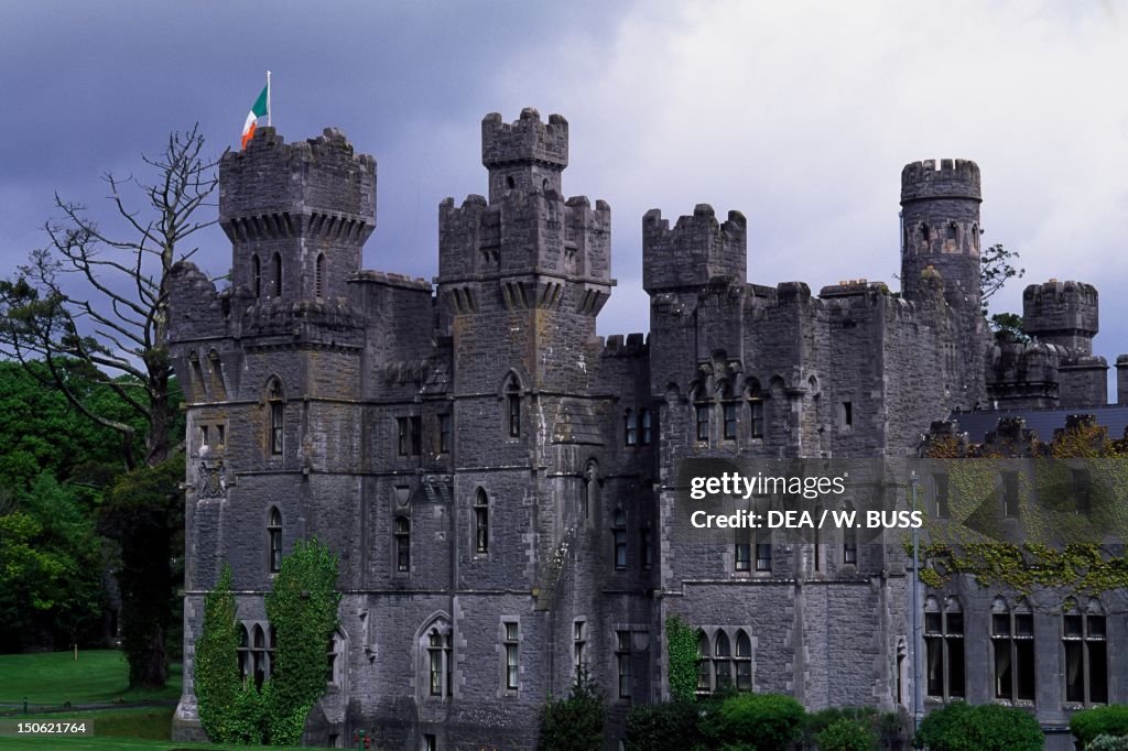 Neo-Gothic Ashford Castle in County Galway