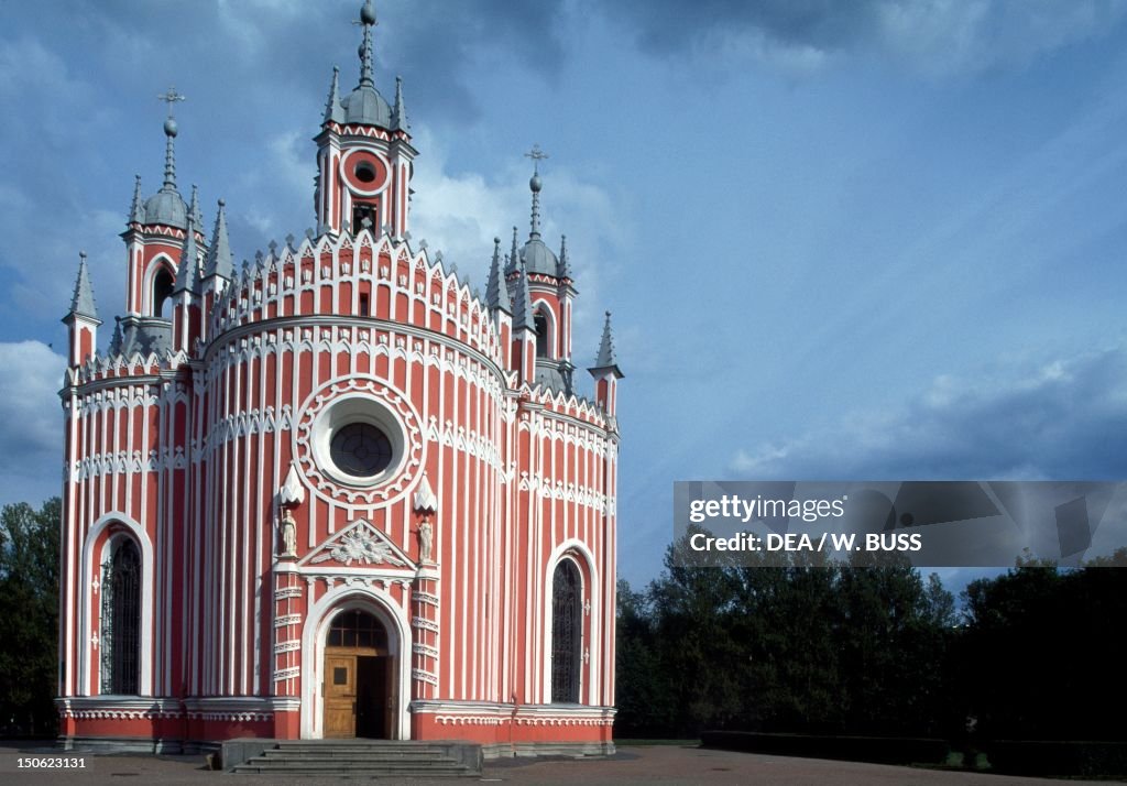 The neo-gothic Chesme Church