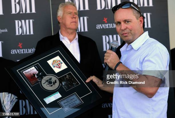 Warner-Tamerlane Publishing’s Steve Markland attends the BMI Party For Singer/Co-Writer Brantley Gilbert and Co-Writer Jim McCormick for "You Don't...