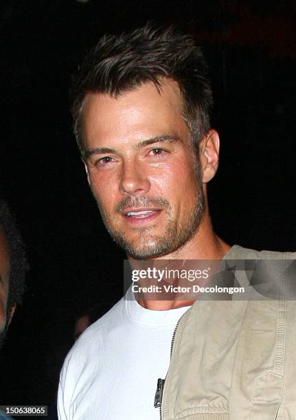 Actor Josh Duhamel attends the screening of "Alekesam" at Sonos Studio on August 22, 2012 in Los Angeles, California.