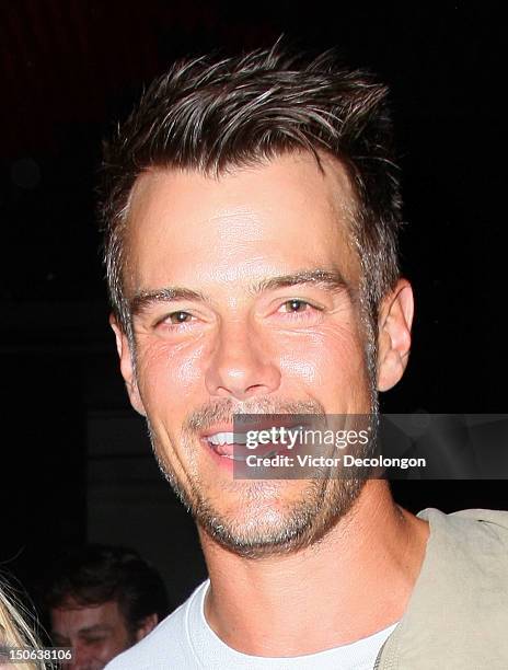 Actor Josh Duhamel attend the screening of "Alekesam" at Sonos Studio on August 22, 2012 in Los Angeles, California.