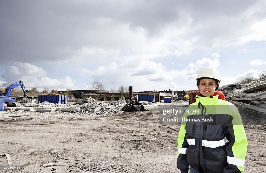 Arbeiter auf Baustelle