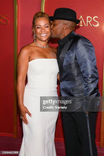 Heather Hayslett and Will Packer at the 2022 Governors Awards held at the Ray Dolby Ballroom on March 25th, 2022 in Los Angeles, California.