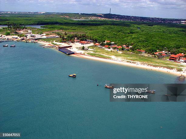 estuario do rio potengi, natal, rn - estuario stock pictures, royalty-free photos & images