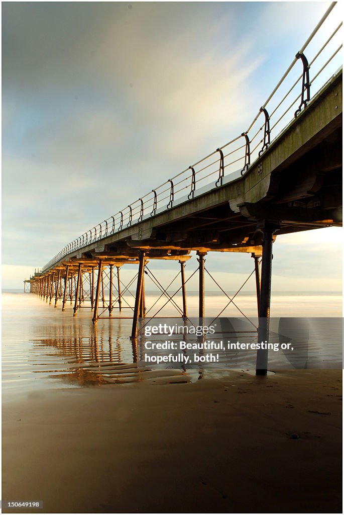 Saltburn beach