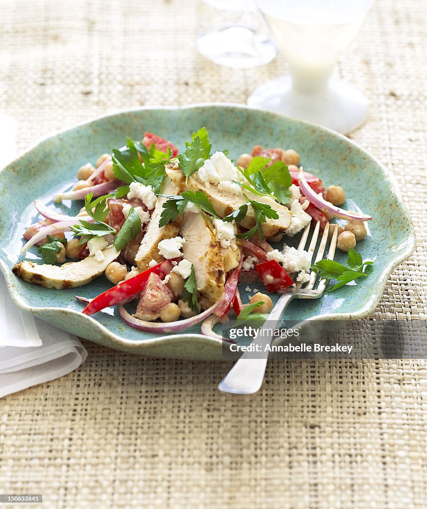 Grilled Chicken Greek Salad