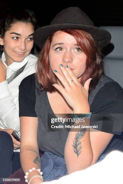 Isabella Cruise is seen leaving Chinawhite on August 23, 2012 in London, England.