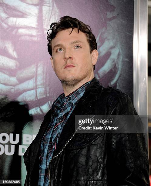 Writer/director Todd Lincoln arrives at the premiere of Warner Bros. Pictures "The Apparition" at the Chinese Theatre on August 23, 2012 in Los...