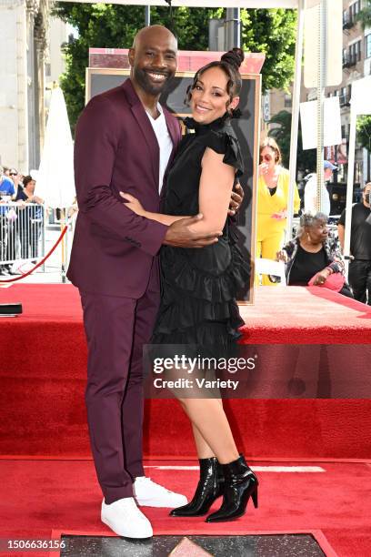 Morris Chestnut, Pam Byse-Chestnut at the star ceremony where Morris Chestnut is honored with a star on the Hollywood Walk of Fame in Los Angeles,...