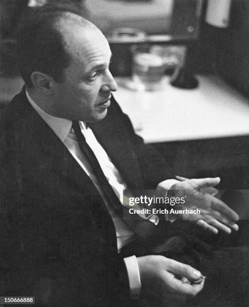French composer, conductor and pianist Pierre Boulez, 4th March 1966.