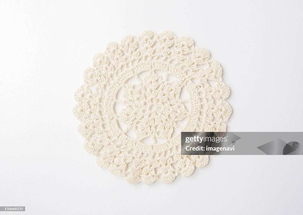 Lace coaster