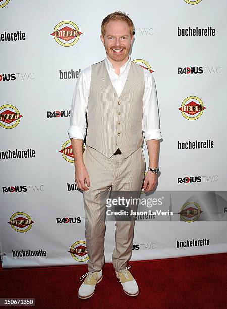 Actor Jesse Tyler Ferguson attends the premiere of "Bachelorette" at The Arclight on August 23, 2012 in Los Angeles, California.