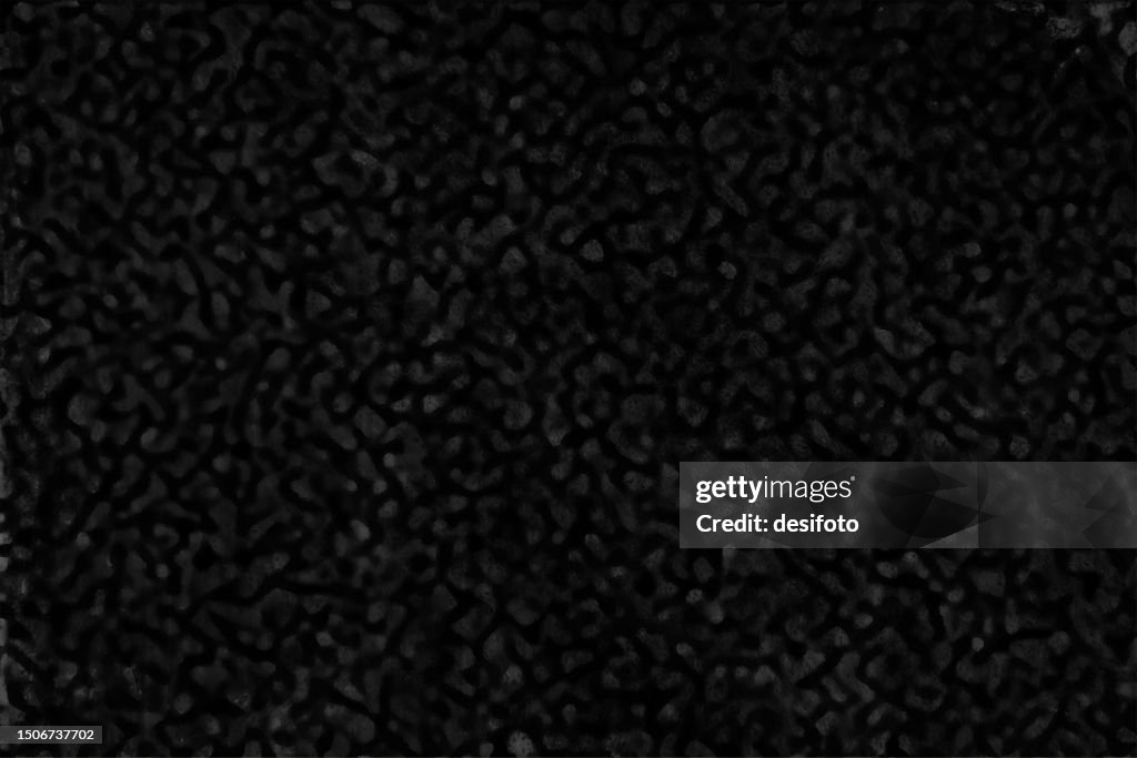 Black colored rough asphalt road like textured effect grunge vector abstract grainy horizontal background that is blank and empty and has mosaic pattern design all over
