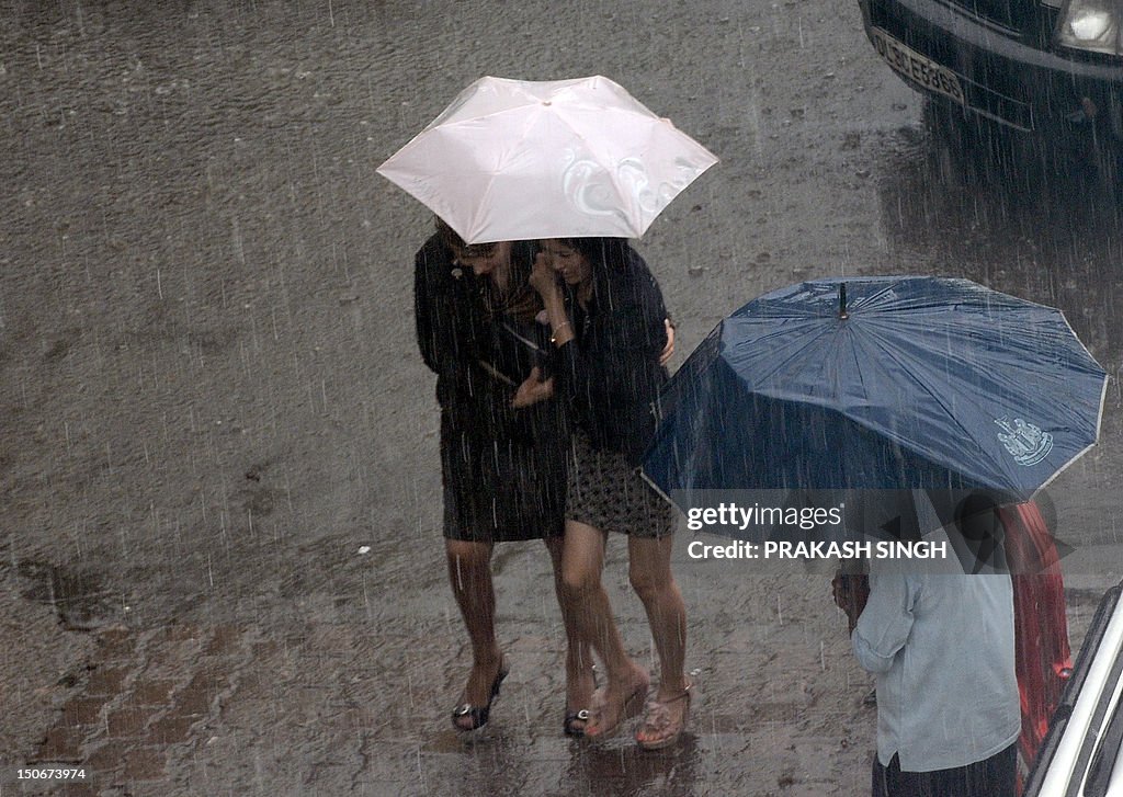 INDIA-WEATHER-RAIN