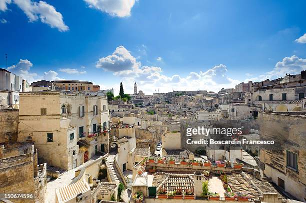 matera and sassi - matera stock pictures, royalty-free photos & images