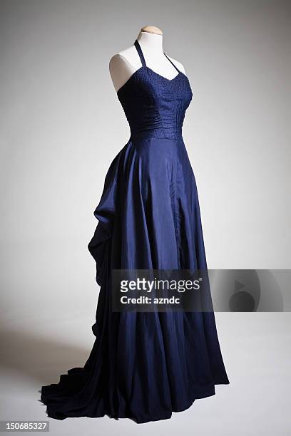 vintage fashion - evening gown stock-fotos und bilder
