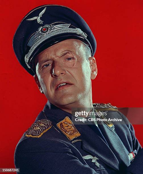 Werner Klemperer stars as Colonel Wilhelm Klink, in the CBS television series "Hogan's Heroes."