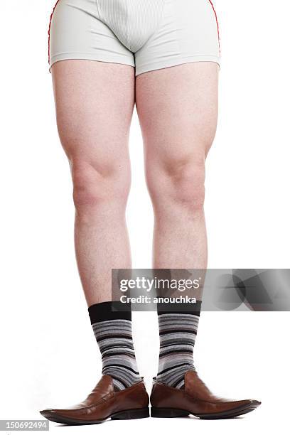 man's legs on white background - socks isolated stock pictures, royalty-free photos & images