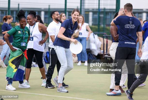 Missy Franklin during the Laureus Sport for Good Global Summit 2023 at Tottenham Hotspur Stadium on June 21, 2023 in London, England.