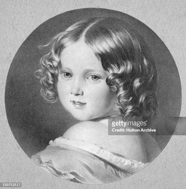 Princess Helena Augusta Victoria, later Princess Christian of Schleswig-Holstein , circa 1849. She was the fifth child of Queen Victoria.