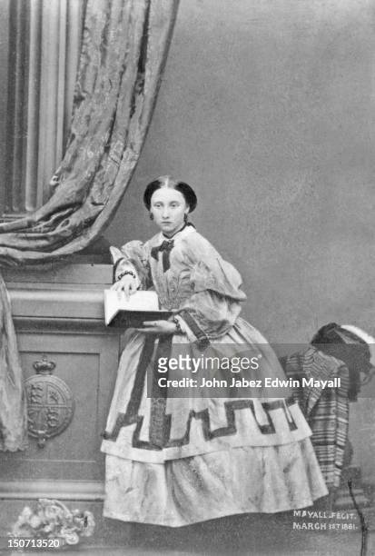 Princess Helena Augusta Victoria, later Princess Christian of Schleswig-Holstein , 1st March 1861. She was the fifth child of Queen Victoria.
