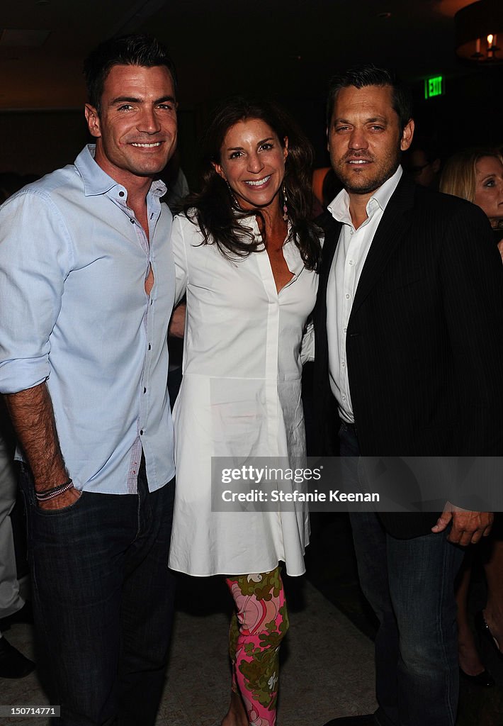Michael Rienstein Hayden Turner, Sally Horchow and Michael Reinstein attend the book ...