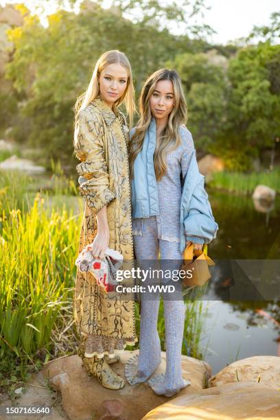 Sasha Luss at the Acne Studios launch of their new collection in collaboration with artist Angelo Plessas held at the Wright Residence on April 28th,...