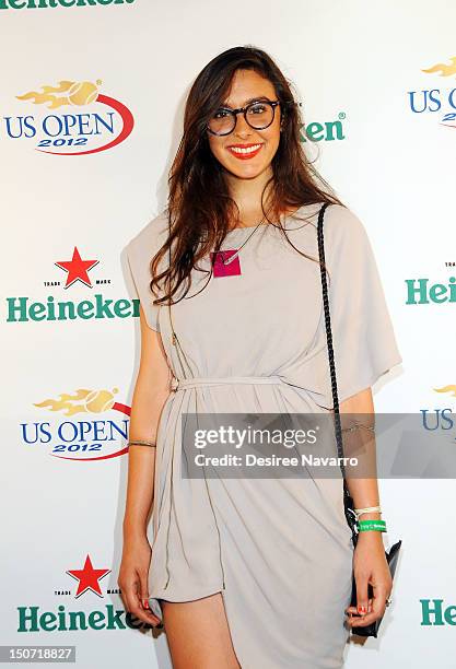 Bravo TV Personality Claudia Martinez Reardon attends the Heineken 2012 US Open Player Party at the Gansevoort Park Hotel on August 24, 2012 in New...