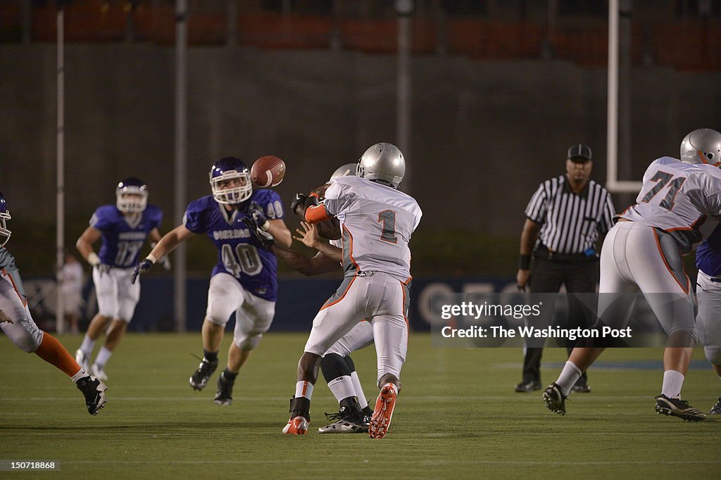 Coolidge quarterback Jameel Kirkland and running back Clinton Mbah