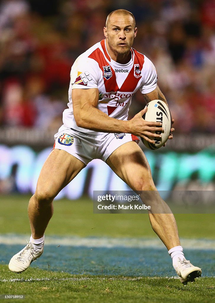 NRL Rd 25 - Dragons v Warriors