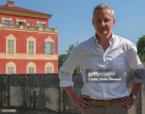 Former minister Bruno Lemaire attends the first Rally of the association The friends of Nicolas Sarkozy on August 24, 2012 in Nice, France.