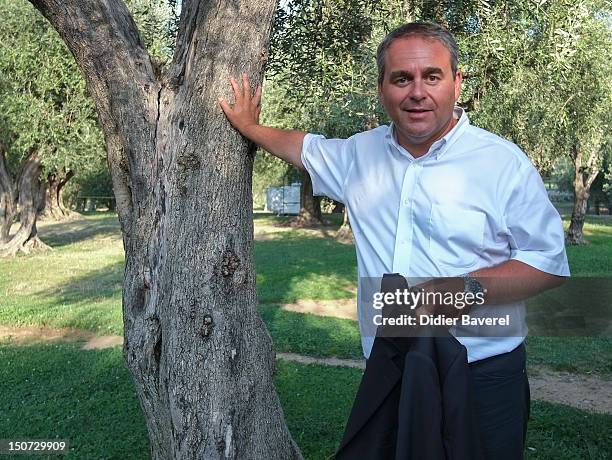 Former minister Xavier Bertrand attends the first Rally of the association The friends of Nicolas Sarkozy on August 24, 2012 in Nice, France.