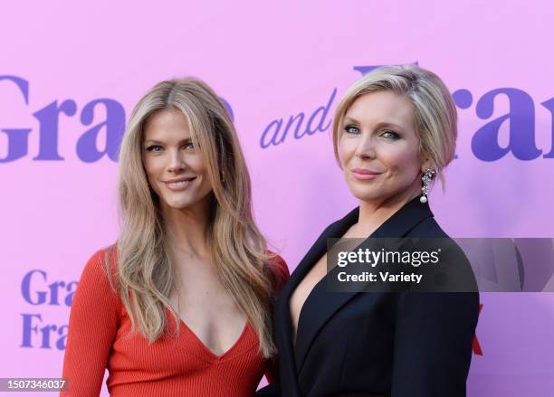 Brooklyn Decker and June Diane Raphael at the 'Grace and Frankie' Los Angeles Special Event held at NeueHouse Hollywood on April 23rd, 2022 in Los...