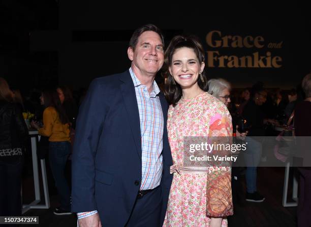 Tim Bagley and Lindsey Kraft at the 'Grace and Frankie' Los Angeles Special Event held at NeueHouse Hollywood on April 23rd, 2022 in Los Angeles,...