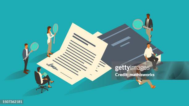 ilustraciones, imágenes clip art, dibujos animados e iconos de stock de ilustración de servicios legales - documento legal