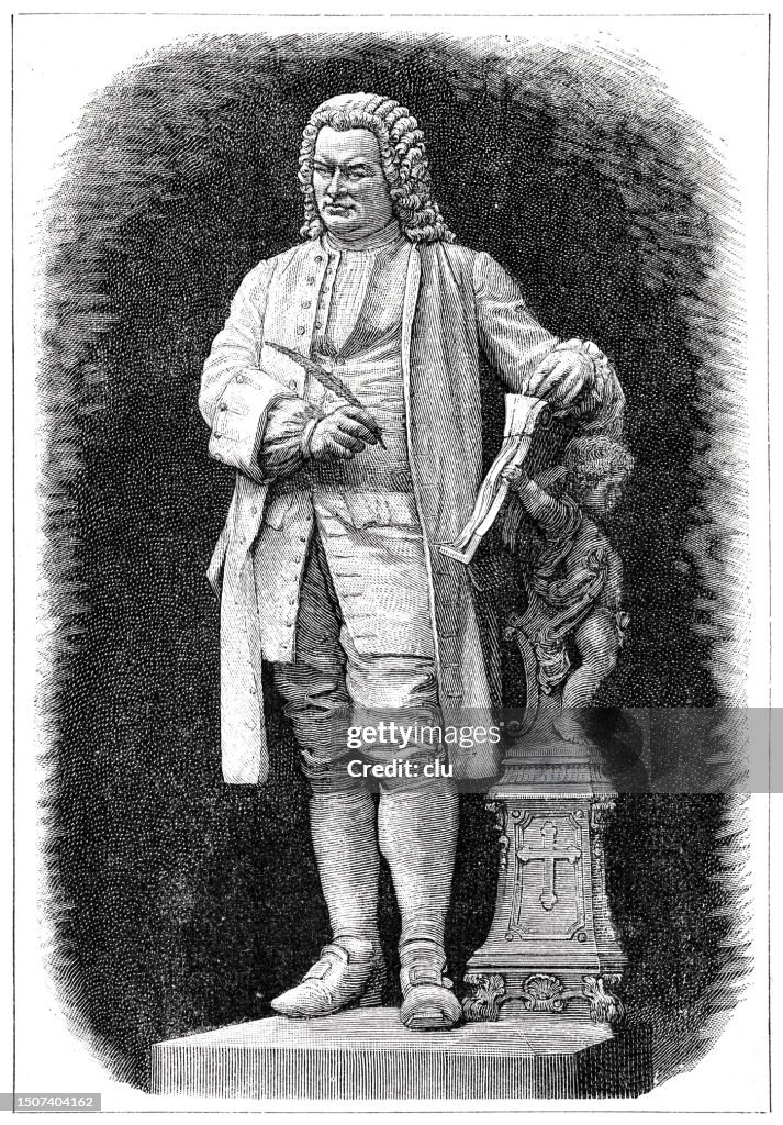 Johann Sebastian Bach monument in Eisenach